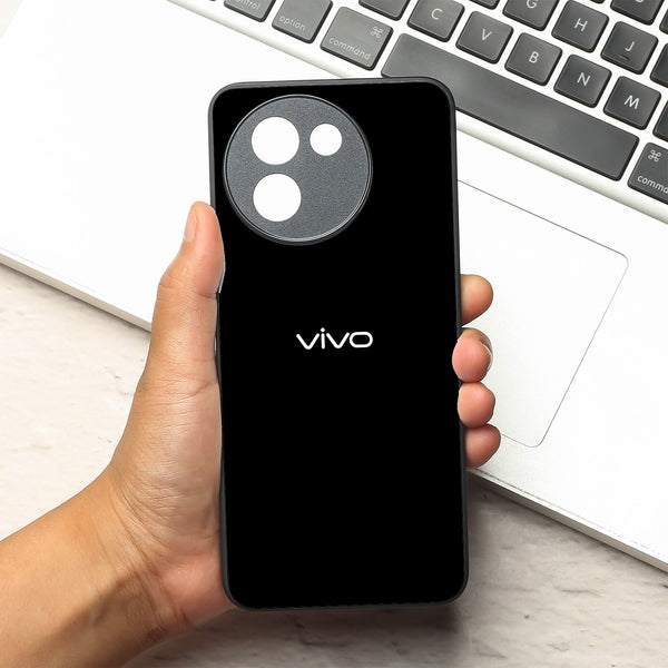 Black metal back case for Vivo Y200i