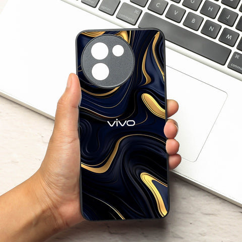 Noir Gold metal back case for Vivo Y200i