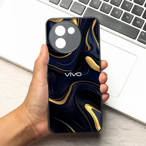Noir Gold metal back case for Vivo T3X
