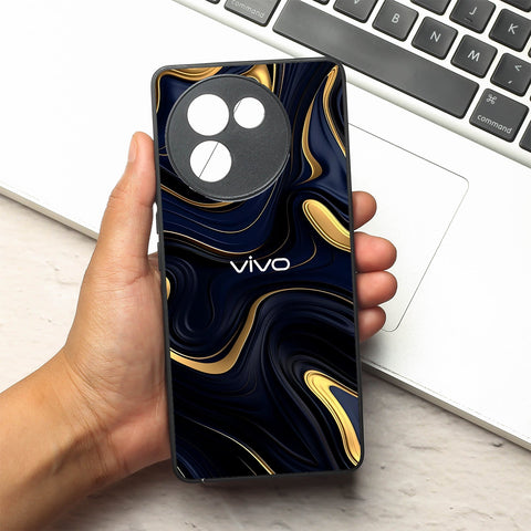 Noir Gold metal back case for Vivo V30e