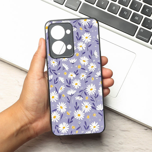 Lavender Daisies metal back case for Oneplus Nord 2T