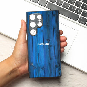 Indigo Planks metal back case for Samsung S24 Ultra
