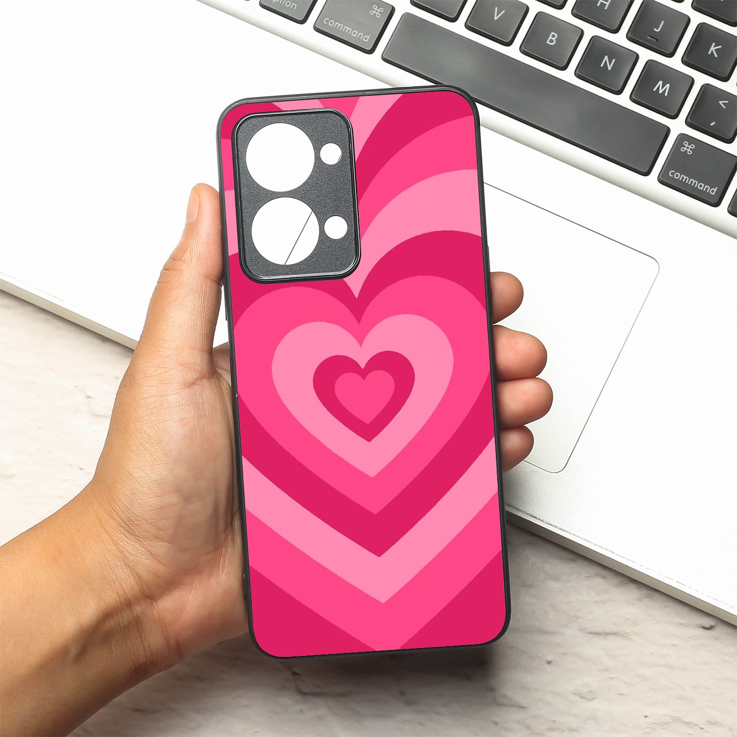 Retro Love metal back case for Oneplus Nord 2T