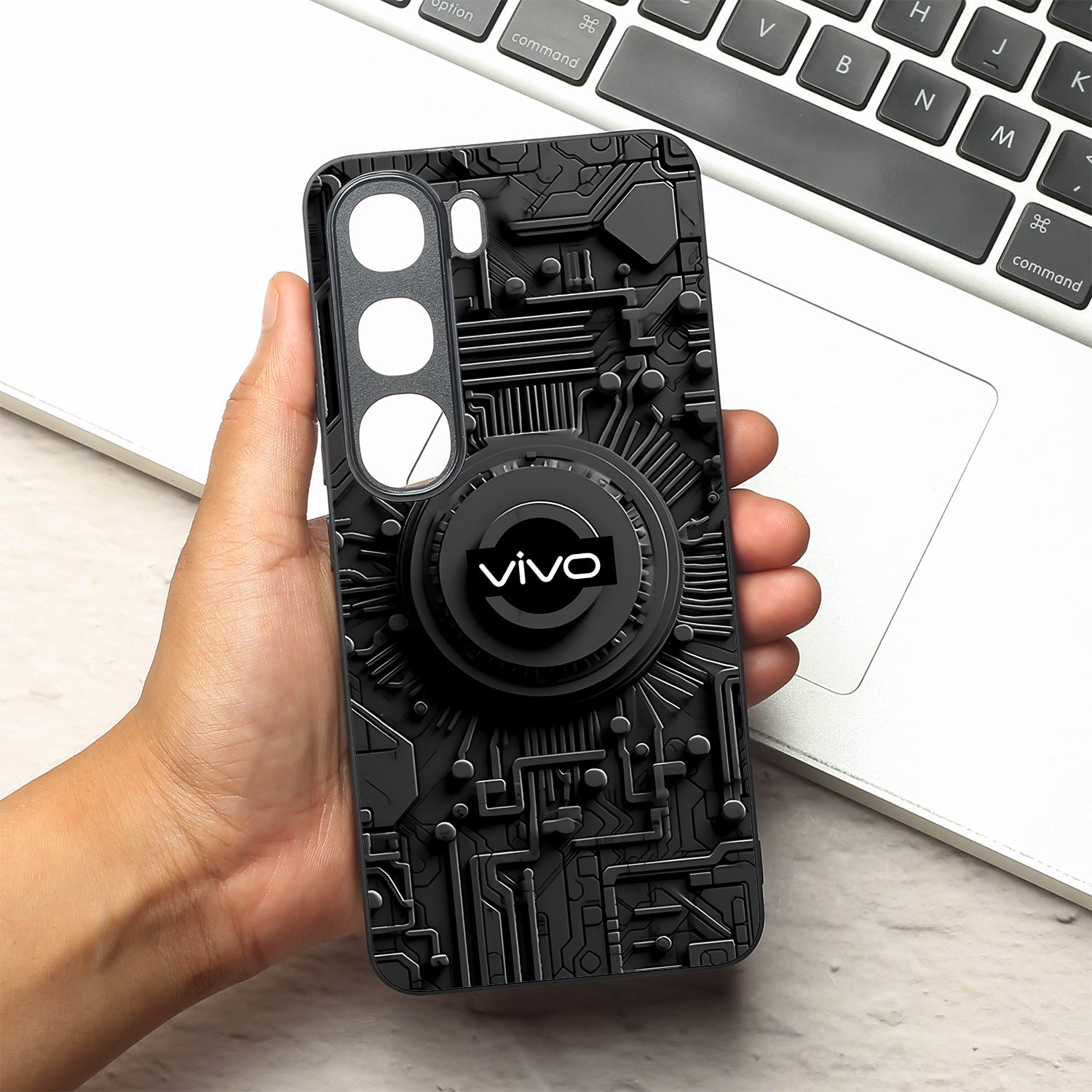 Core Reactor metal back case for Vivo V40 Lite