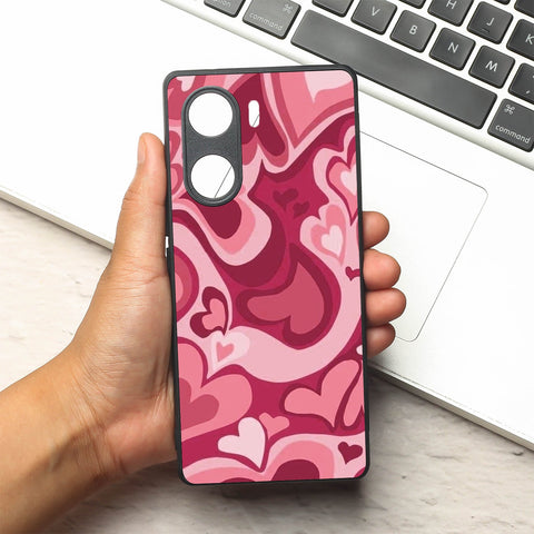 Valentine Wave metal back case for Vivo V29e