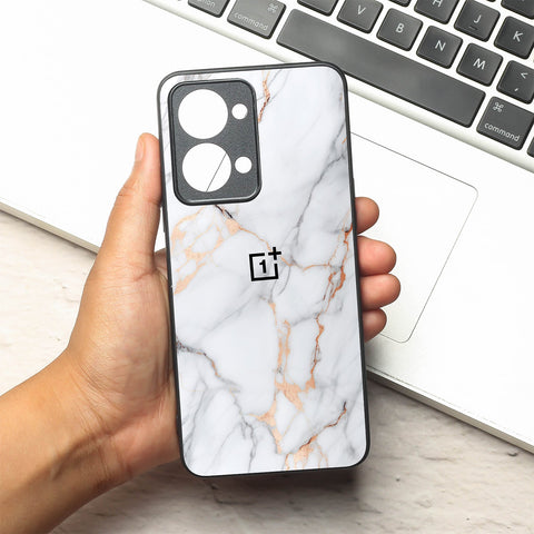 Copper Luxe Marble metal back case for Oneplus Nord 2T
