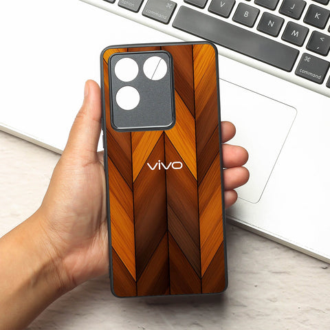 V-Wood Luxe metal back case for Vivo T2 Pro
