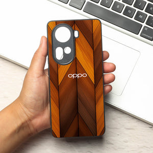 V-Wood Luxe metal back case for Oppo Reno 11