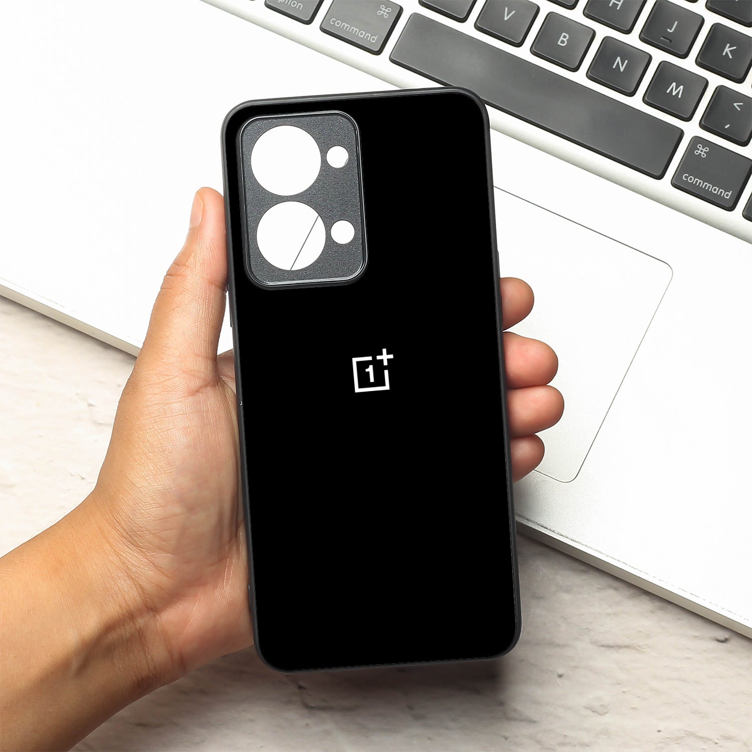 Black metal back case for Oneplus Nord 2T