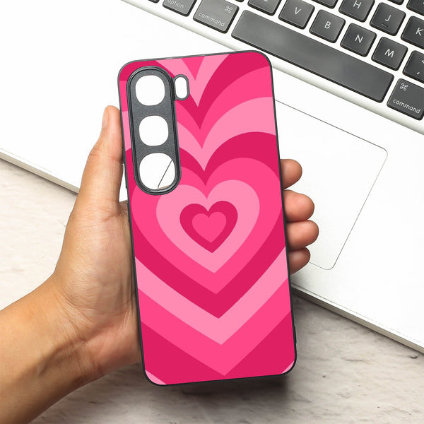 Retro Love metal back case for Vivo V40 Lite