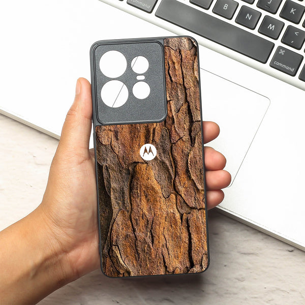 Wavy Grain metal back case for Motorola Edge 50 Pro