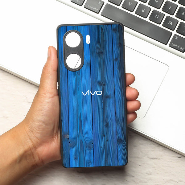 Indigo Planks metal back case for Vivo V29e