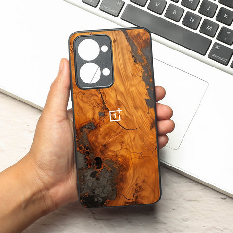 Lava Oak metal back case for Oneplus Nord 2T