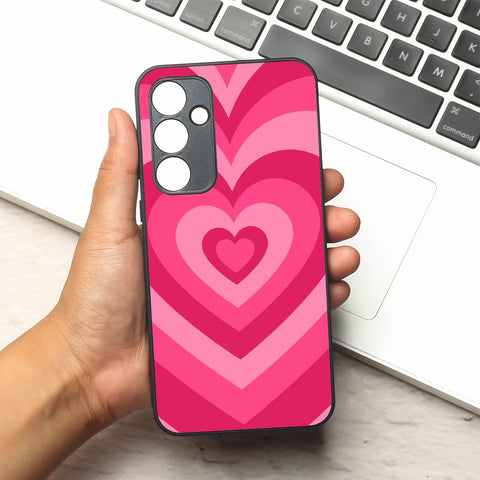 Retro Love metal back case for Samsung A35