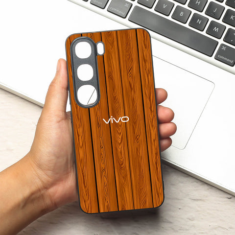 WoodCraft Touch metal back case for Vivo V40 Lite