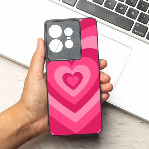 Retro Love metal back case for Motorola Edge 50 Pro