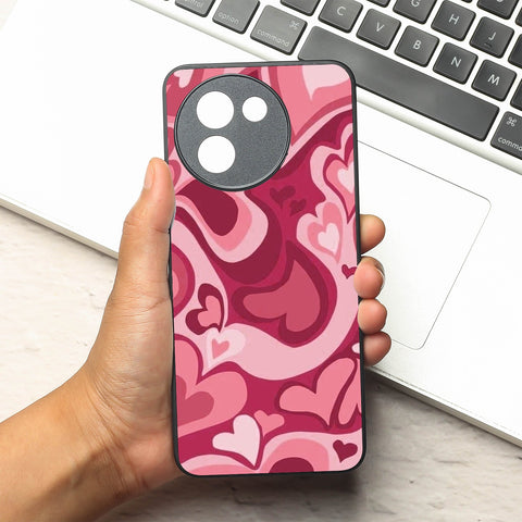 Valentine Wave metal back case for Vivo T3X