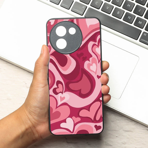 Valentine Wave metal back case for Vivo Y200i