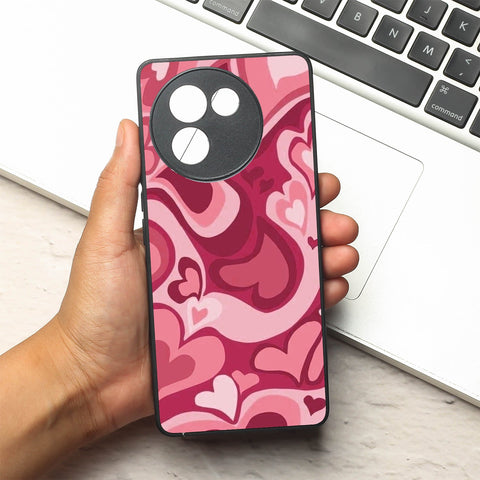 Valentine Wave metal back case for Vivo V30e