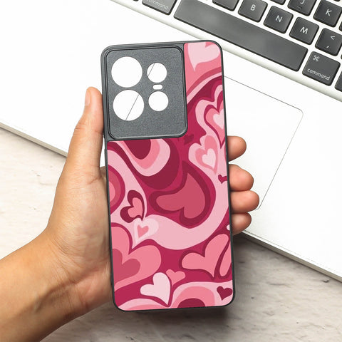 Valentine Wave metal back case for Motorola Edge 50 Pro