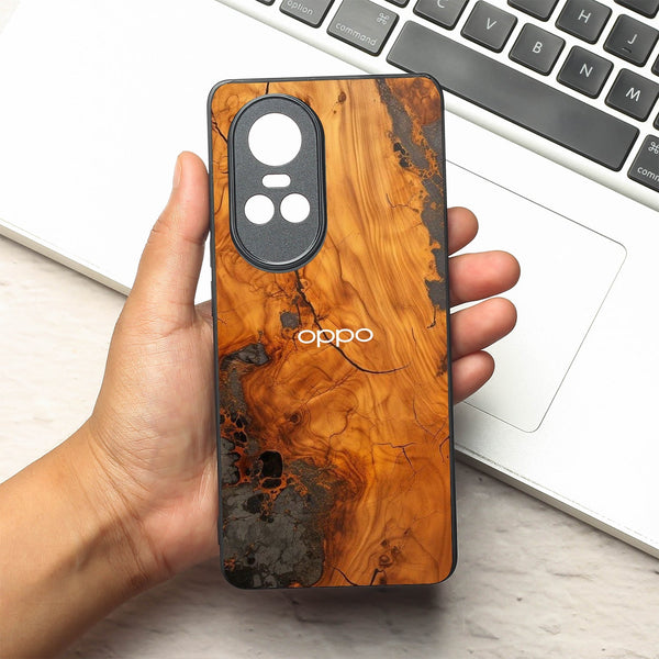 Lava Oak metal back case for Oppo Reno 10 Pro