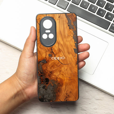 Lava Oak metal back case for Oppo Reno 10 Pro