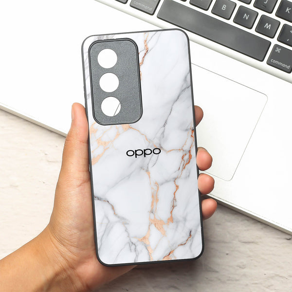 Copper Luxe Marble metal back case for Oppo A3 Pro 5g