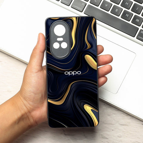 Noir Gold metal back case for Oppo Reno 10 Pro