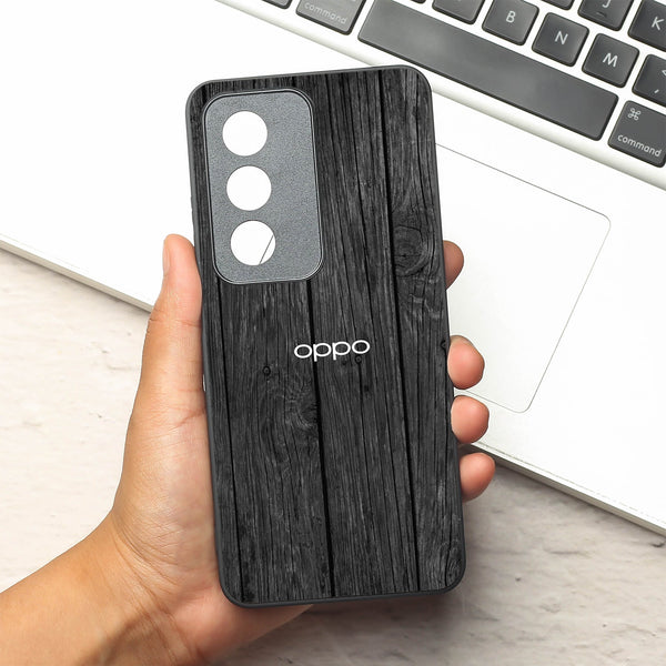 Dark Wood metal back case for Oppo K12X