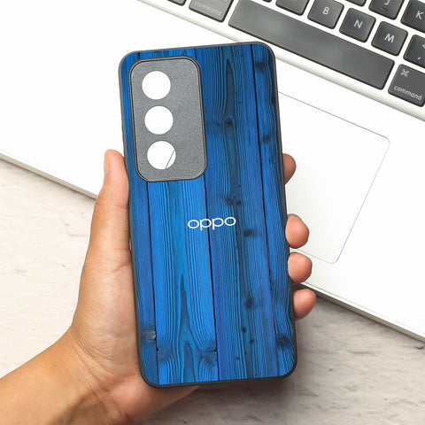 Indigo Planks metal back case for Oppo A3 Pro 5g