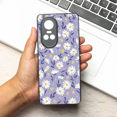 Lavender Daisies metal back case for Oppo Reno 10 Pro