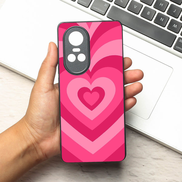 Retro Love metal back case for Oppo Reno 10