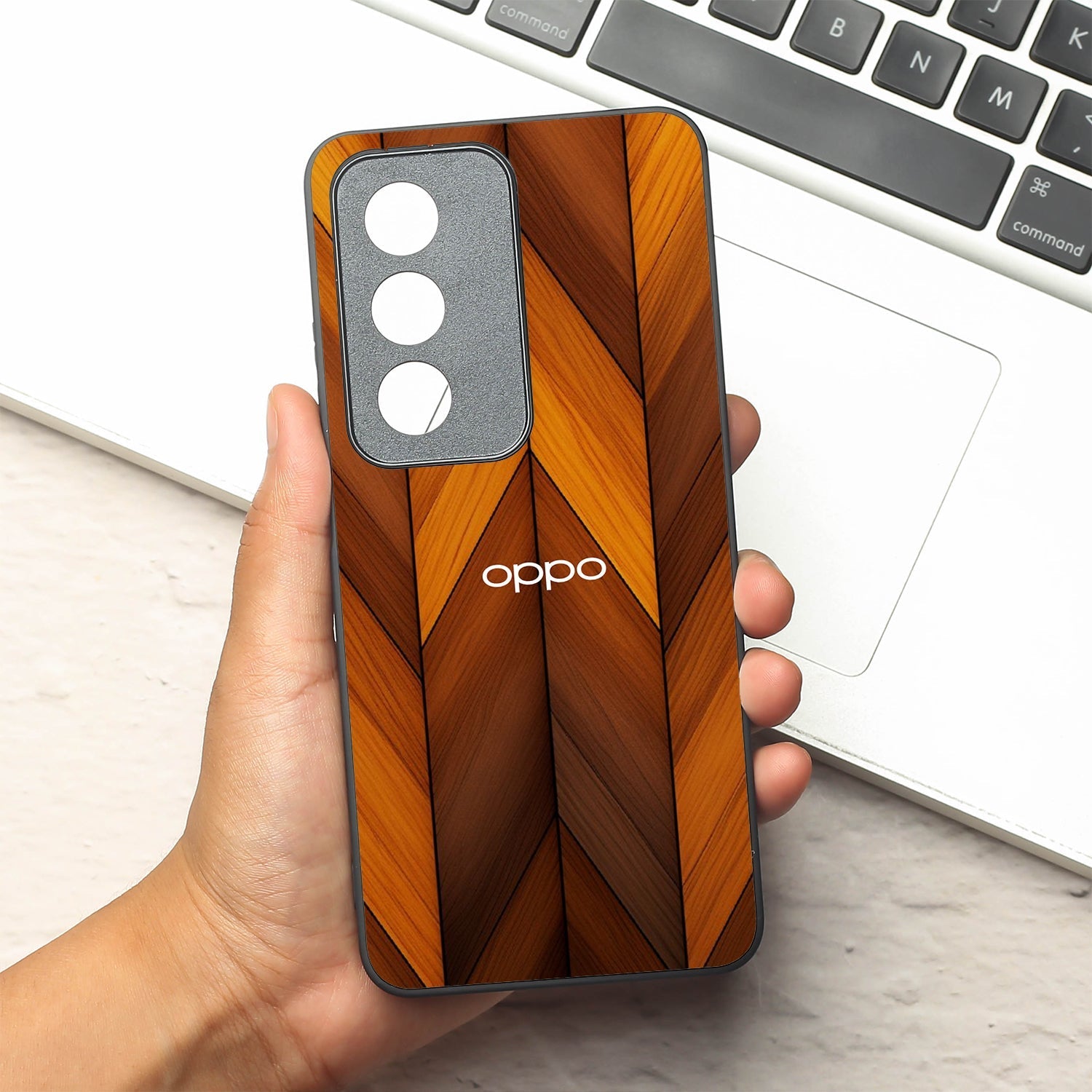 V-Wood Luxe metal back case for Oppo A3 Pro 5g