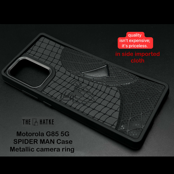 SP-Superhero Engraved logo silicon Case for Motorola G85