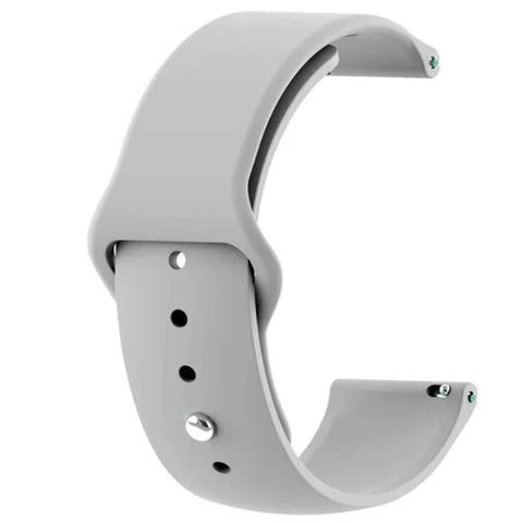 Grey Plain Silicone Strap For Watch Series 1 (42mm/44mm/45mm/46mm/49mm)