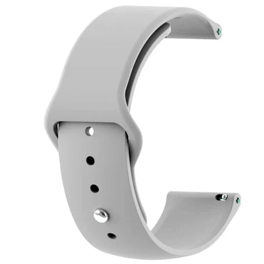 Grey Plain Silicone Strap For Watch Series 8 (42mm/44mm/45mm/46mm/49mm)