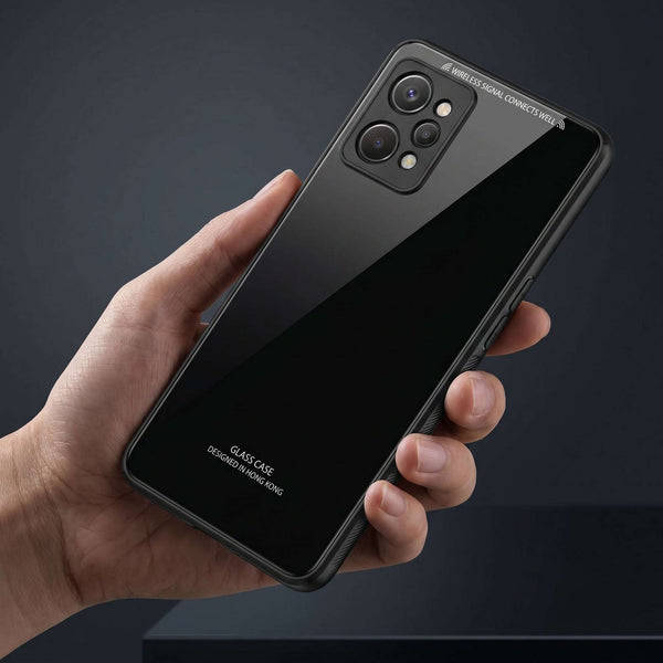 Black Glass case for Realme C31
