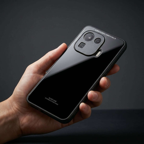 Black Glass case for Mi 11 Pro