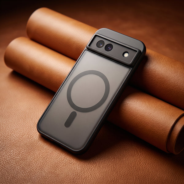 KYRON Black Matte Camera Protection Case for Google Pixel 8
