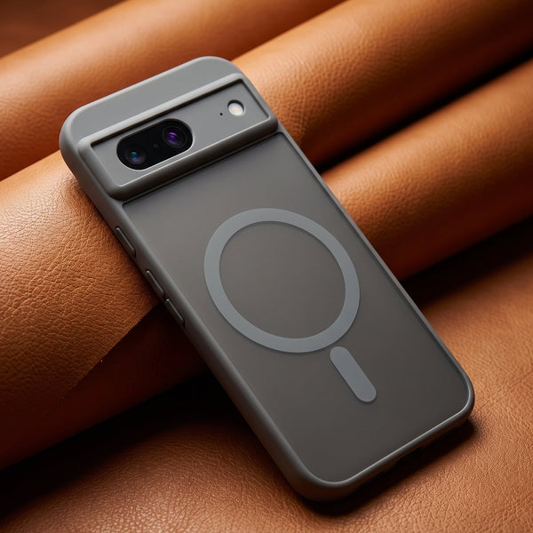 KYRON Grey Matte Camera Protection Case for Google Pixel 8