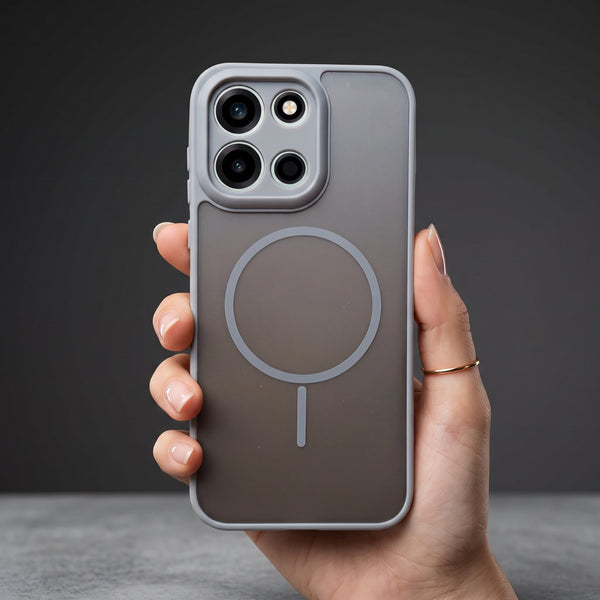 KYRON Grey Matte Camera Protection Case for Oneplus Nord 6