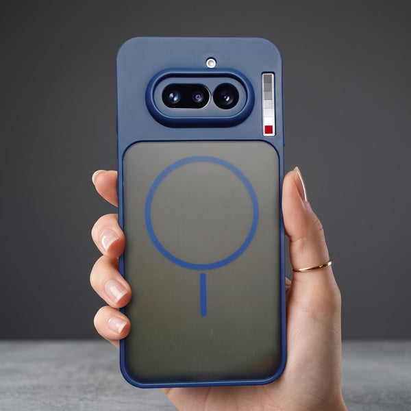 KYRON Dark Blue  Matte Camera Protection Case for  Nothing Phone 4a