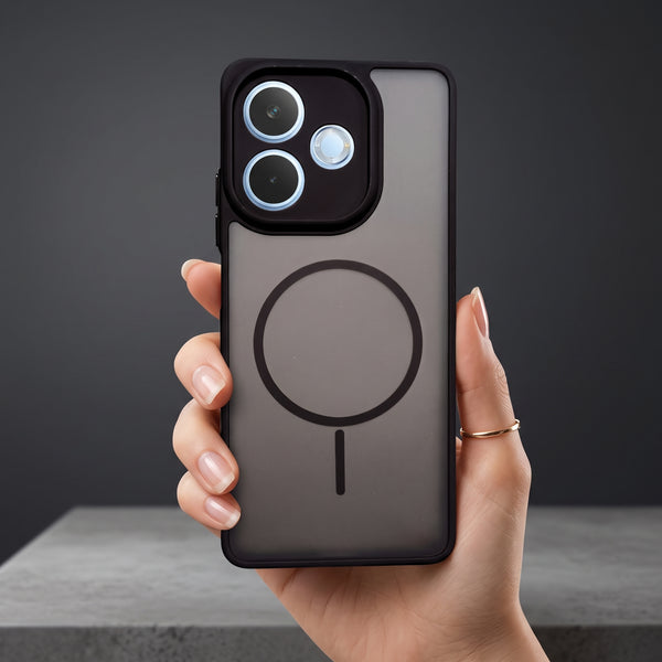 KYRON Black Matte Camera Protection Case for Oppo A5 Pro