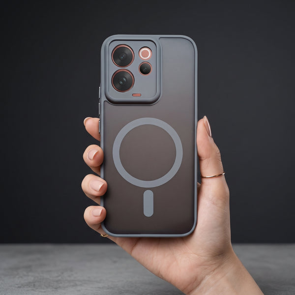 KYRON Grey Matte Camera Protection Case for Vivo V70