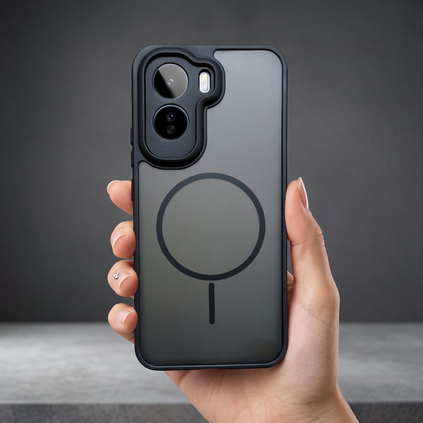 KYRON Black Matte Camera Protection Case for Vivo T5 Pro