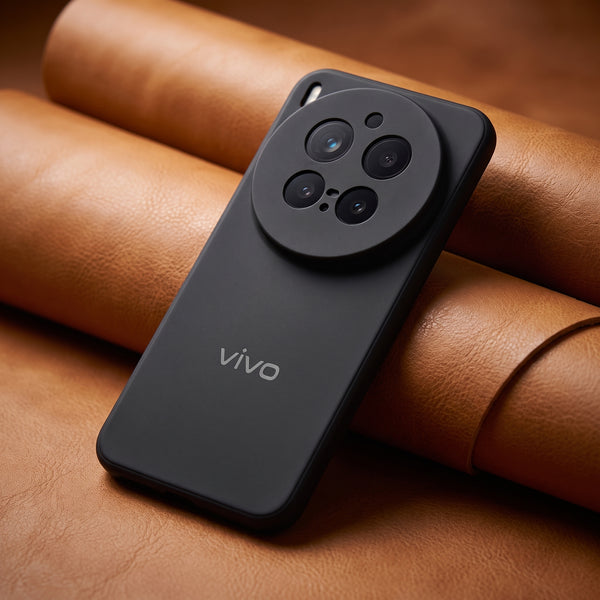 Black Candy Silicone Case for Vivo X300 Pro