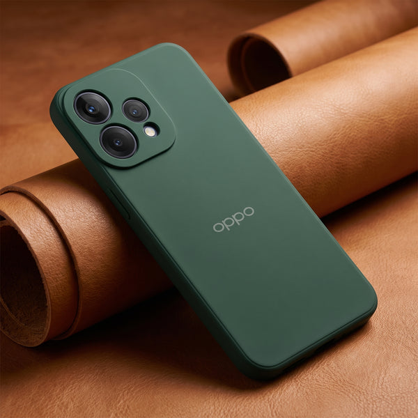 Dark Green Candy Silicone Case for Oppo Reno 15