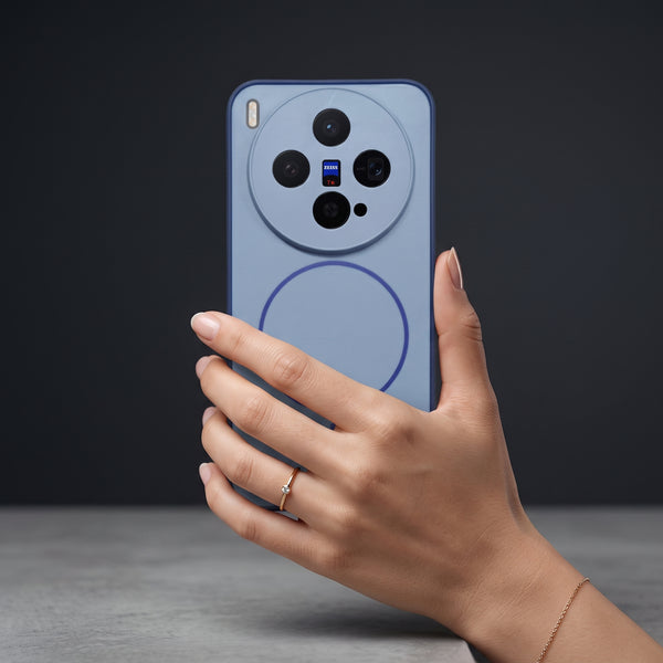 GripMate Blue Silicone case for Vivo X300