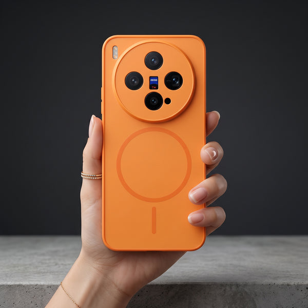 GripMate Orange Silicone case for Vivo X300