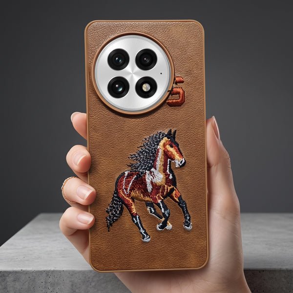 Brown Leather Horse No. 5 OC Ornamented for Oneplus 13